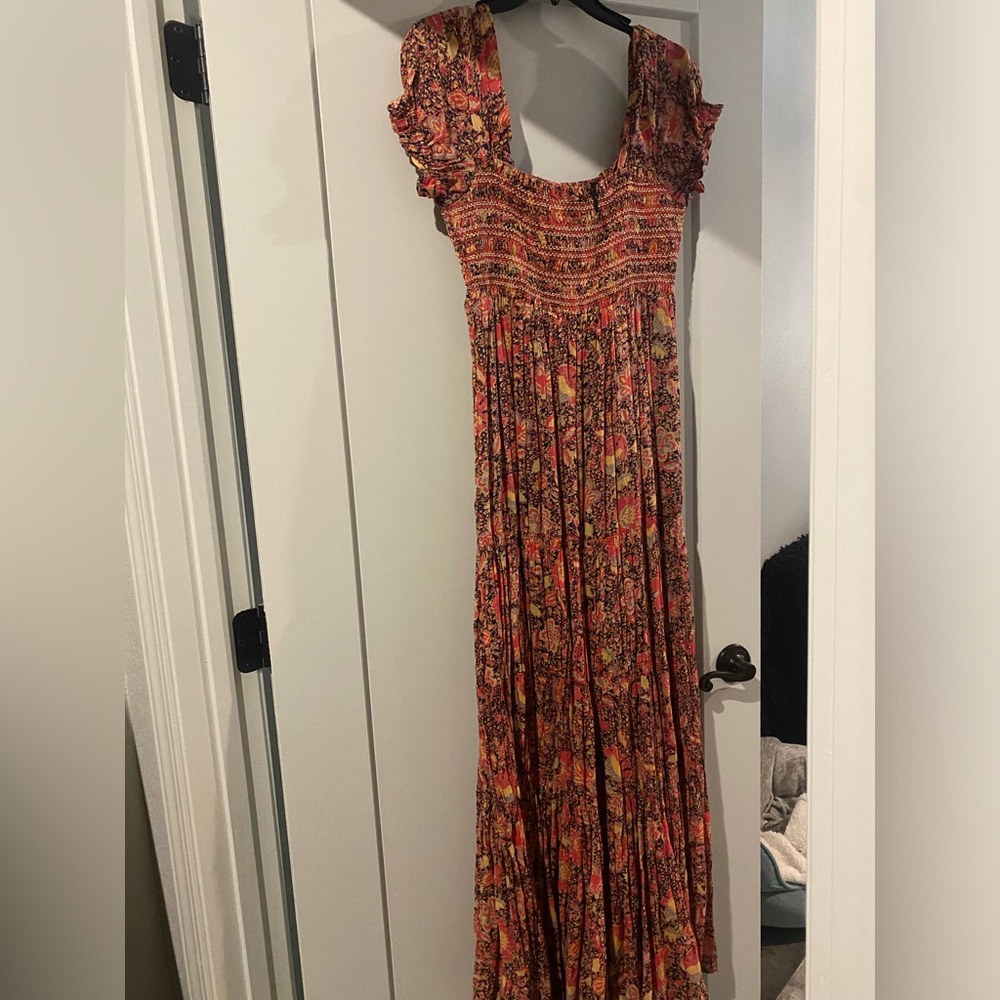 Free People Floral Maxi Dress
